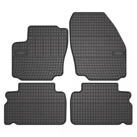 Alfombrilla de goma FROGUM, 4 uds. BASIC, trasero delantero, juego, color negro, adecuado para FORD GALAXY II, S-MAX 05.06-06.15, Van