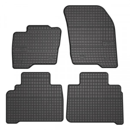 Alfombrilla de goma FROGUM, 4 uds. BASIC, trasero delantero, juego, color negro, adecuado para FORD S-MAX 01.15-, Van