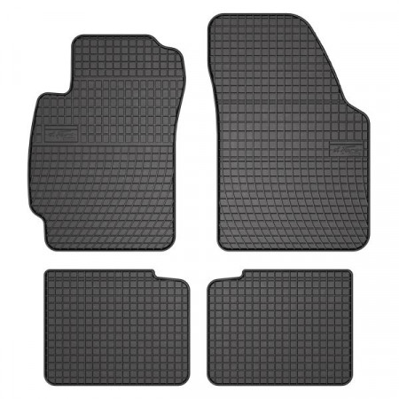 Tapete de borracha FROGUM, 4 unid. BASIC, traseiro dianteiro, conjunto, cor preta, adequado para HONDA HR-V 03.99-, Crossover, para versão de 5 portas