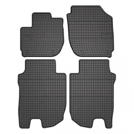 Tapete de borracha FROGUM, 4 unid. BASIC, traseiro dianteiro, conjunto, cor preta, adequado para HONDA HR-V 08.15-, SUV