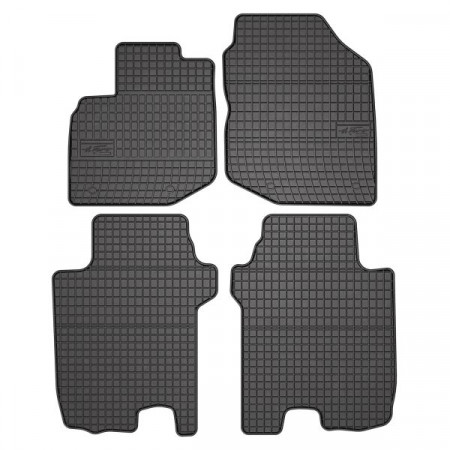 Alfombrilla de goma FROGUM, 4 uds. BASIC, trasero delantero, juego, color negro, adecuado para HONDA JAZZ III 07.08-, Liftback