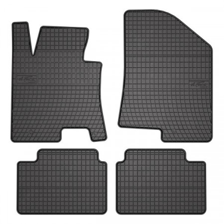 Alfombrilla de goma FROGUM, 4 uds. BASIC, delantero trasero, juego, color negro, adecuado para HYUNDAI I30 06.12-, Station wagon