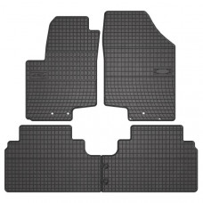 Tappetino in gomma FROGUM, 4 pz. Set BASIC, posteriore anteriore, colore nero, adatto per HYUNDAI IX20; KIA VENGA 02.10-07.19, Liftback