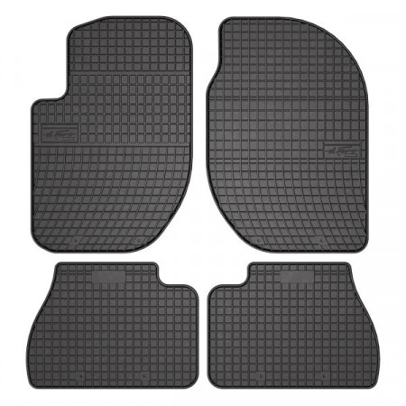 Alfombrilla de goma FROGUM, 4 uds. BASIC, delantero trasero, juego, color negro, adecuado para LAND ROVER FREELANDER I 02.98-10.06, SUV