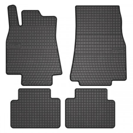 Tappetino in gomma FROGUM, 4 pz. BASIC, set anteriore posteriore, colore nero, adatto per MERCEDES A (W169) 09.04-06.12, Liftback