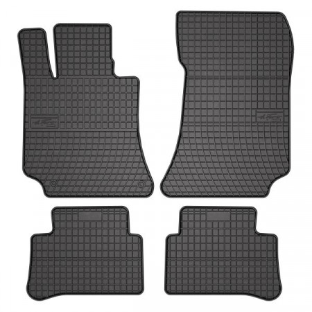 Alfombrilla de goma FROGUM, 4 uds. BASIC, trasero delantero, juego, color negro, adecuado para MERCEDES CLS (C218), CLS (C219), CLS (C257), CLS SHOOTING BRAKE (X218), E T-MODEL (S212) 10.04-, Coupe Station wag