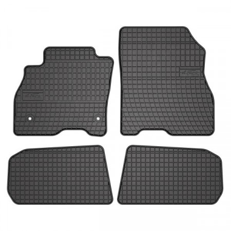 Alfombrilla de goma FROGUM, 4 uds. BASIC, delantero trasero, juego, color negro, adecuado para NISSAN LEAF 11.10-12.17, Liftback