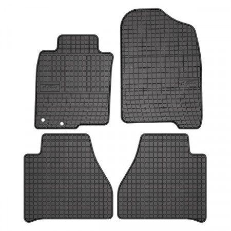 Alfombrilla de goma FROGUM, 4 uds. BASIC, delantero trasero, juego, color negro, adecuado para NISSAN NAVARA 02.98-, Pick-up