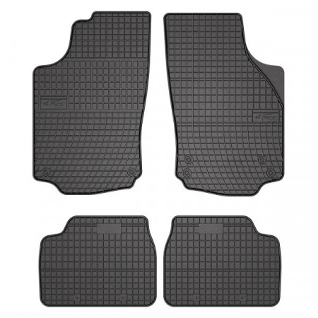 Alfombrilla de goma FROGUM, 4 uds. BASIC, trasero delantero, juego, color negro, adecuado para OPEL CORSA C, CORSA C HATCHBACK 09.00-12.12, Hatchback