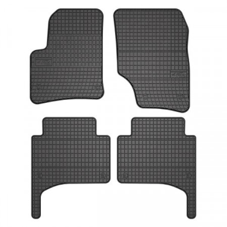 Alfombrilla de goma FROGUM, 4 uds. BASIC, delantero trasero, conjunto, color negro, adecuado para PORSCHE CAYENNE; VW TOUAREG 09.02-09.10, SUV