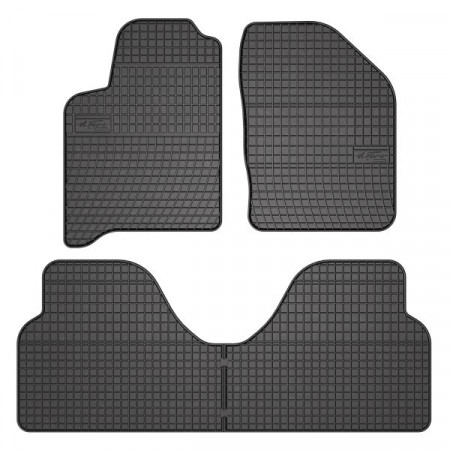 Alfombrilla de goma FROGUM, 4 uds. BASIC, delantero trasero, juego, color negro, adecuado para RENAULT SCENIC I 09.99-09.03, furgoneta