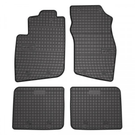 Tappetino in gomma FROGUM, 4 pz. BASIC, set posteriore anteriore, colore nero, adatto per VOLVO S40 I, V40 07.95-06.04, Berlina Station wagon