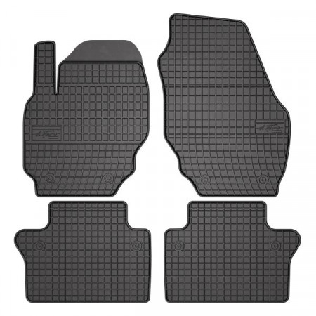 Tapete de borracha FROGUM, 4 unid. BASIC, traseiro dianteiro, conjunto, cor preta, adequado para VOLVO S60 II, S80 II, V60 I, V70 III, XC70 II 03.06-12.18, Saloon Station wagon