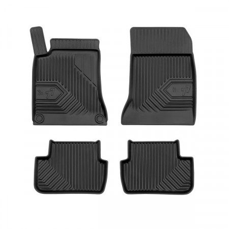 Tapete FROGUM TPE, 4 unid. Não. 77, dianteiro traseiro, conjunto, cor preta, adequado para MERCEDES A (W176), B SPORTS TOURER (W246, W242), GLA (X156); AUDI A6 C6 05.04-12.19