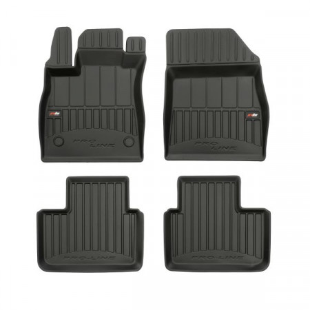 Tappetino FROGUM in TPE, 4 pz. proLine 3D, set anteriore posteriore, colore nero, adatto per RENAULT TALISMAN 06.15-03.22, berlina Station wagon, (prima del sollevamento)