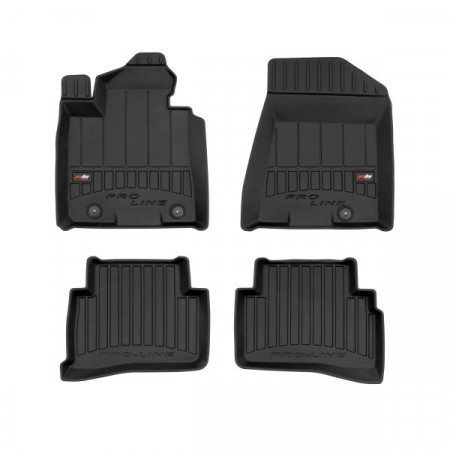 Tapete FROGUM TPE, 4 unid. proLine 3D, conjunto, cor preta, adequado para HYUNDAI TUCSON 06.15-12.20