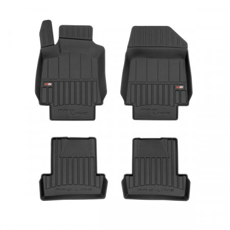 Tapete FROGUM TPE proLine 3D, conjunto, cor preta, adequado para RENAULT CLIO III, CLIO III HATCHBACK 05.05-12.14
