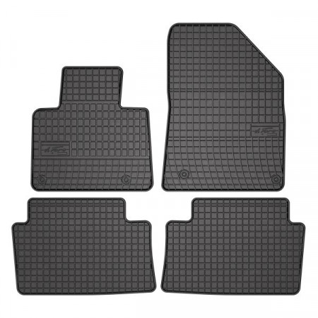 Serie tappetini in gomma set 4 pezzi BASIC anteriori/posteriori colore nero CITROEN C5 II 09.04-09.08 Liftback FROGUM MMT A040 0644
