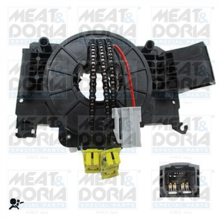 Mola espiral, interruptor combinado do airbag sob o volante RENAULT ESPACE IV LAGUNA II 03.01- MEAT & DORIA MD231126