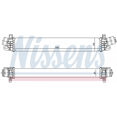 Intercooler, compressor Intercooler ALFA ROMEO GIULIETTA 1.4 04.10-12.20 NISSENS NIS 96507