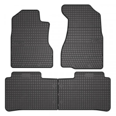 Vloermattenset Rubber 4-delig BASIC voor/achter set kleur zwart HONDA CR-V II 09.01-03.07 SUV FROGUM MMT A040 0839