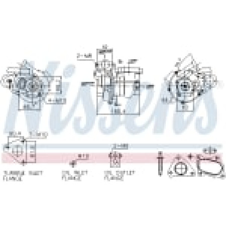 Turbocompressor Turbocompressor NISSAN NAVARA PICK UP 2.5D 11.01- NISSENS NIS 93732