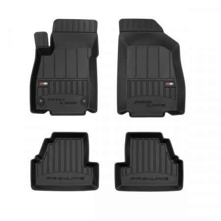 Juego alfombrillas TPE 4uds conductos proLine 3D delantero/trasero color negro CHEVROLET TRAX OPEL MOKKA / MOKKA X 06.12- Crossover FROGUM FRG 3D407305