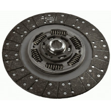 Koppelingsplaat 395 mm nieuw MERCEDES ATEGO ATEGO 2 ATEGO 3 OM900.911-OM936.910 01.98- SACHS 1878 007 622:009