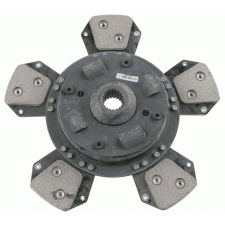 Keramische koppelingsplaat 305 mm 5 MASSEY FERGUSON 300 4000 UZEL GOLD S 1004-4-AT4.236 SACHS 1862 586 001