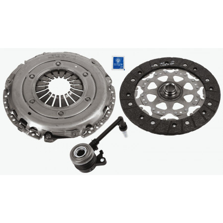 Kit frizione Kit frizione con cuscinetto idraulico 240mm NISSAN QASHQAI I QASHQAI II X-TRAIL III RENAULT KADJAR KOLEOS II 1.6D 10.11- SACHS 3000 990 576