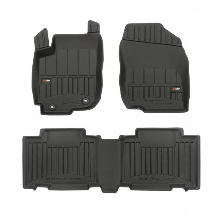 Set tappetini TPE 4 pz condotti proLine 3D set colore nero TOYOTA RAV 4 IV 12.12- FROGUM FRG 3D425040