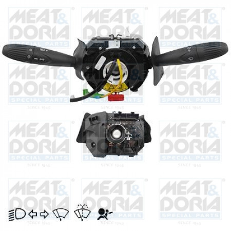 Comutator coloana directie Comutator combinat sub volan Indicatorii lumini stergatoare FIAT DUCATO 04.02- MEAT &amp; DORIA MD23466