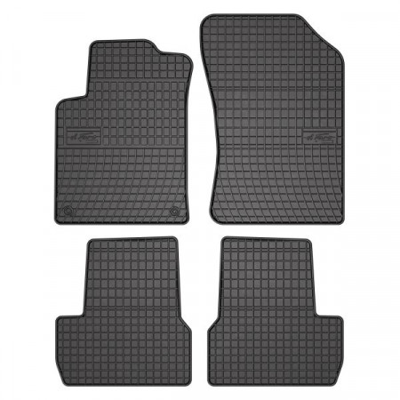 Set tappetini in gomma 4 pezzi BASIC set anteriori/posteriori colore nero CITROEN C3 II 09.09- Liftback FROGUM MMT A040 0642