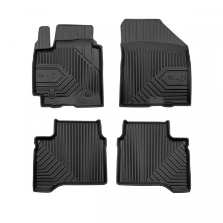 Set covorase cauciuc Floor mats TPE 4 pcs ducts No. 77 front/rear set colour neagra SUZUKI SWIFT V 04.17- FROGUM FRG77407930