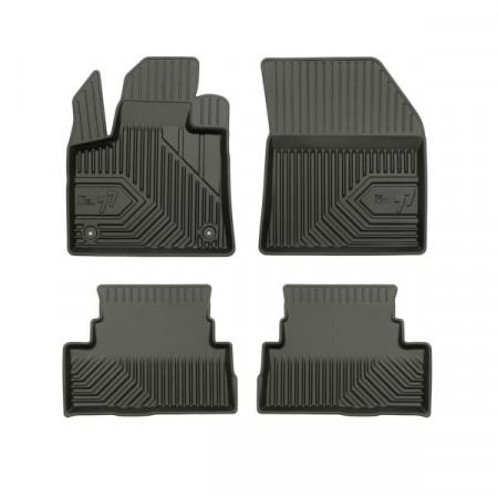 Set tappetini in gomma Tappetini TPE 4 pz condotti N. 77 set anteriore/posteriore colore nero OPEL GRANDLAND / GRANDLAND X GRANDLAND X 06.17- FROGUM FRG77407947
