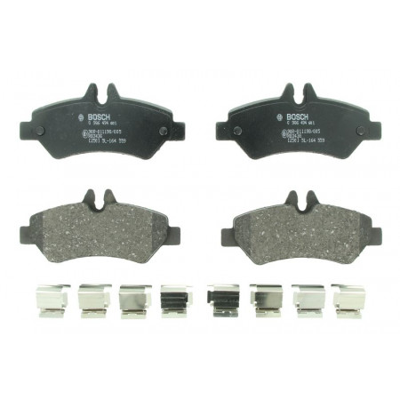 Juego de pastillas de freno traseras MERCEDES SPRINTER 35-T B906 SPRINTER 3-T B906 VW CRAFTER 30-35 CRAFTER 30-50 1.8-3.5 04.06- BOSCH 0 986 494 601