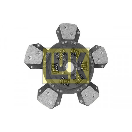 Disque d'embrayage 310mm 5 DEUTZ FAHR 5000 AGROFARM AGROPLUS HUERLIMANN XA XF XS XV LAMBORGHINI R RF RS RV SPIRE SAME DORADO 1 / 2 DORADO 3 FRUTTETO 3 1000.3-1000.4WT LUK 331 0350 10