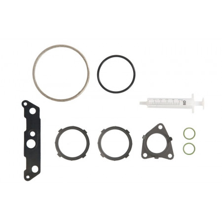 Conjunto de instalação, turbocompressor Kit de montagem do turbocompressor com juntas AUDI A4 ALLROAD B9 A4 B9 A5 A6 ALLROAD C7 A6 ALLROAD C8 A6 C7 A6 C8 A7 A8 D5 Q5 Q7 Q8 VW AMAROK TOUAREG 3.0D/3.0DH 05.14- ELRING EL793380