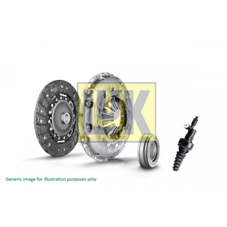 Clutch kit Clutch kit with bearing 200mm FIAT FIORINO/MINIVAN QUBO 1.4 11.07- LUK 620 3086 21