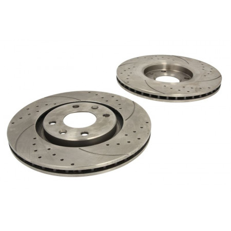 Hoogefficiënte remschijven 2 stuks SPEEDMAX Cut Geboord voor L R buitendiameter 283 mm dikte 22 past op CITROEN XANTIA XSARA 18 20D 0393 0805 5201 01 0638PTUOTUV