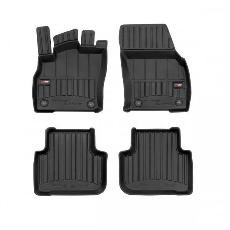 Juego alfombrillas TPE conductos proLine 3D juego color negro AUDI Q3 07.18- FROGUM FRG 3D425965