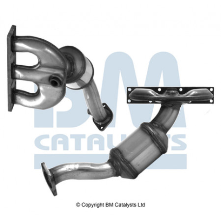 Catalisador EURO 3 BMW 5 E39 5 E60 5 E61 7 E65 E66 E67 X5 E53 2.2/2.5/3.0 04.00-12.10 BM CATALISADORES BM91351H