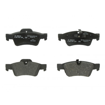 Conjunto de pastilhas de freio traseiro MERCEDES G W463 GL X164 M W164 R W251 V251 3.0-6.0 06.04- BOSCH 0 986 494 256