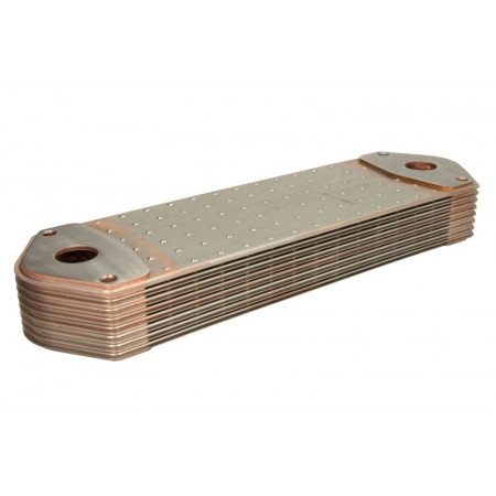 Oil cooler, engine oil Oil cooler 120x53x394mm SCANIA 4 PGRT DC09.113-DT12.14 05.96- NISSENS NIS 91112