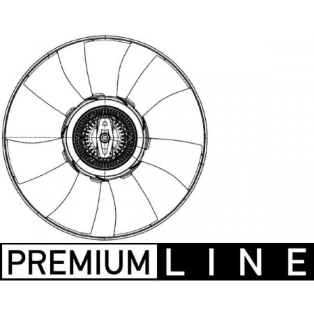 Ventilateur, radiateur Ventilateur de radiateur VW CRAFTER 30-35 CRAFTER 30-50 2.0D 05.11-12.16 MAHLE CFF 501 000P