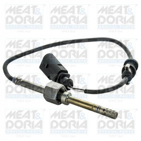 Sensor, temperatura de los gases de escape Sensor de temperatura de escape antes del turbo SKODA OCTAVIA II VW GOLF V 2.0 08.04-04.09 MEAT & DORIA MD12336