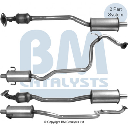 Katalysator EURO 5 TOYOTA VERSO S 1.33 11.10-10.16 BM KATALYSATOREN BM91987H