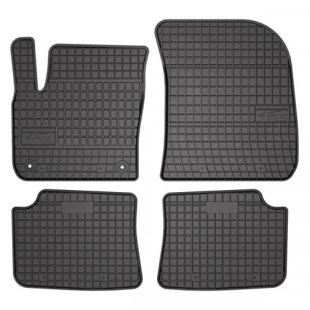 Set covorase cauciuc Floor mats Rubber 4 pcs BASIC front/rear set colour neagra DS DS 3 / DS 3 01.21-12.22 FROGUM MMT A040 411043