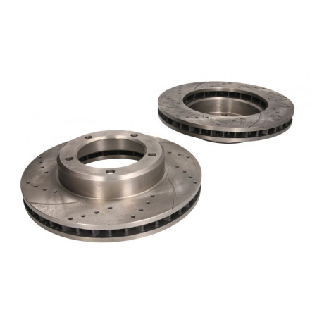 Disque de frein haute efficacité 2pcs SPEEDMAX Ventilé Cut-Drillé avant L/R diamètre extérieur 313 mm épaisseur 32 mm TOYOTA LAND CRUISER 100 4.2D/4.7 01.98-08.07 SPEEDMAX C32093JCTUOTUV