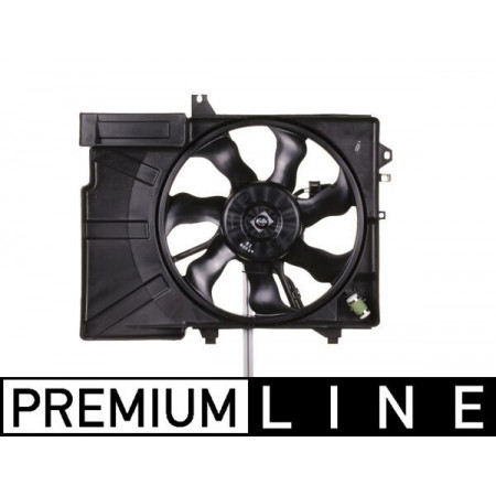 Ventola, radiatore Ventola radiatore con alloggiamento HYUNDAI GETZ 1.1/1.3 09.02-09.05 MAHLE CFF 227 000P